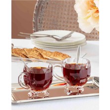 1001 Priour 4'lü Çay Fincanı