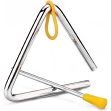 1001 Metal Eğitici Üçgen Zil Müfredata Uygun Anaokulu Çocuk Müzik Aleti Triangle