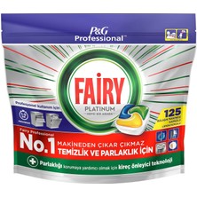 1001 Proffesional Platinum Limon Kokulu Bulaşık Makinesi Deterjanı Kapsül 125 Yıkama