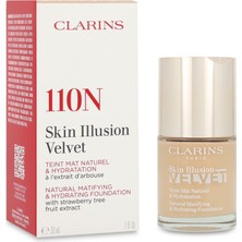 1001 Skin Illusion Velvet 110 Matlaştırıcı Fondöten 30 ml