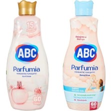 1001 Parfumia Zarif Orkide 60 Yıkama Çamaşır Yumuşatıcısı (1 x 1440 Ml) ve Abc Parfumia Sensitive