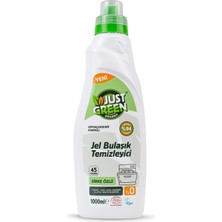 1001 Just Green Organic Bulaşık Makinesi Jeli, Sirke Özlü Bitkisel Bazlı Bulaşık Makinesi Deterjan