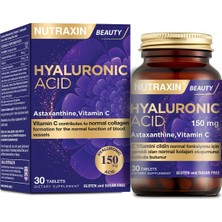 1001 Hyaluronic Acid – Hyalüronik Asit, C Vitamini ve Astaksantin Içeren Tablet – 30 Tablet – Al
