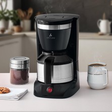 1001 Aryıldız Robust Termoslu Filtre Kahve Makinesi Siyah Kompakt Boyut