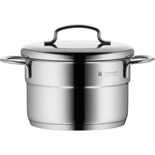 1001 Mini Derin Tencere, 14 Cm, 1,3 L, Metal Kapaklı, Indüksiyon Uyumlu, Cromargan® Yüksek Kaliteli
