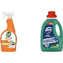 1001 Ultra Hız & Güç Yağ Çözücü Sprey Leke ve Kir Çıkarıcı 1000 ml ve Domestos Yüzey Temizle