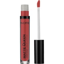 1001 Cosmetics Matte Queen Lipstick 13 Red Elegance Kalıcı Likit Ruj, Kırmızı