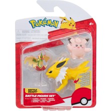 1001 PKW3510 Savaş Figürü Seti - Beepi, Drap, Blitza, Resmi Pokémon Figür Seti