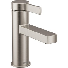1001 Beric Spot Dirençli Nikel Modern Tek Kolu Tek Delikli Banyo Bataryası Drenaj Düzeneği ve Banyo L