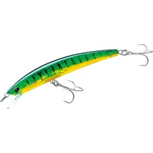 1001 Yo-Zuri Crystal 3D Minnow Floating Sert Balık, Ht, 130 mm
