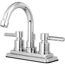 1001 KS8661DL Concord 4 "centerset Banyo Bataryası, 4-7/8", Parlak Krom