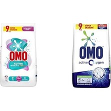 1001 Active Beyazlar ve Renkliler Için Toz Çamaşır Deterjanı, 9 Kg, 60 Yıkama, 1 Paket (1 x 9000 G)
