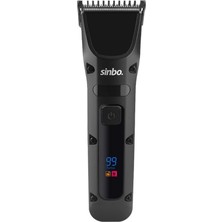 1001 SHC-1911 T-Bıçaklı Şarjlı Saç Sakal Kesme Makinesi, USB Şarjlı, LED Ekranlı, Kablosuz Ense