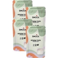 1001 Epsom Tuzu 4'lü Set (4X1000 Gr) Ingiliz Tuzu Katkısız, Banyo Tuzu Ayak Banyosu Peeling 4 kg