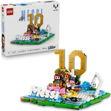 1001 Editions Lionel Messi – Unutulmaz Futbol Anları 43011 | 10 Yaş ve Üzeri Çocuklar Için Minifig