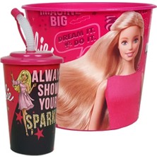1001 Renkli Popcorn, Çerez, Pipetli Pratik Bardak Seti,atıştırmalık, Mısır Kovası, 2li Set, (Pemb
