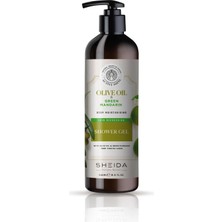 1001 Active Shine Derin Nemlendirici Duş Jeli Zeytin Yağı ve Yeşil Mandalina Özlü 500ML