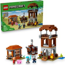 1001 Minecraft Yağmacı Karakolu ve Çapulcu 21278 | 9 Yaş ve Üzeri Çocuklar Için 4 Minifigür Içe