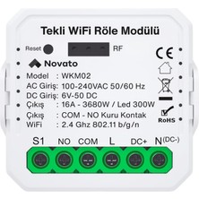 1001 Wifi Kuru Kontak Modül (Tuya, Smart Life Uyumlu) - WKM02