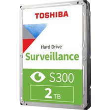 1001 S300 2 Tb Dahili Sabit Disk, Gözetleme Sistemleri Için, HDD - Bulk (3,5 Inç Sata 6 Gbit/s 5400 Rp