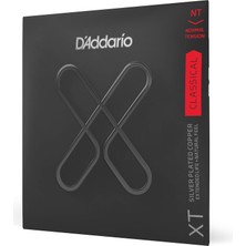 1001 Daddario XTC45 Klasik Gitar Tel Seti, Nylon Core, Silverplated