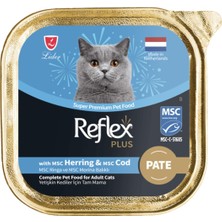 1001 Plus Pate Ringa ve Morina Balıklı Kedi Konservesi 85 gr