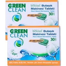 1001 Green Clean Bulaşık Makinesi Tablet 30'u x 2