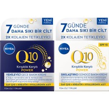 1001 Q10 Power SPF30 Kırışıklık Karşıtı Gündüz Kremi 50 ml + Nıvea Q10 Power Kırışık Karş�