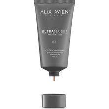 1001 Ultra Kapatıcı Nemlendirici SPF35 Faktör ve E & C Vitaminli Fondöten - Ultracloser Foundation 02