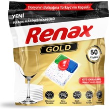 1001 Gold Bulaşık Makinesi Kapsül Deterjanı 50 Adet