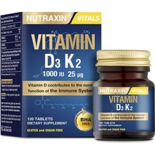 1001 D3K2 120 Tablet - 1000 Iu D3 Vitamini, 25 Mcg K2 Vitamini