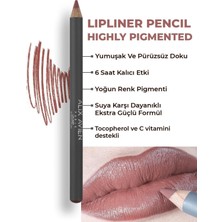 1001 Uzun Süre Kalıcı Dağılma Yapmayan Nemlendirici Dudak Kalemi - Lipliner Pencil 20 Dusty Plum
