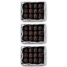 Hazar Gıda 3'lü Set 3 x 600 G Özel Seçim Yaş Hurma Şeffaf Pencereli Lüks Kutu