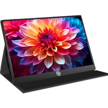 1001 Npm6 15.6" IPS Fhd 5ms 60Hz Type-C Telefon ve Oyun Konsolu Uyumlu Metal Kasa Taşınabilir Monitör