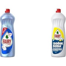 1001 Platinum Hijyen Sıvı Bulaşık Deterjanı 1000 ml Limon Kokulu+Fairy Temiz & Ferah Sıvı Bulaşı