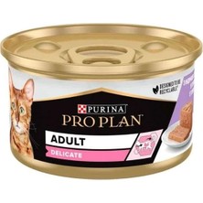1001 Delicate Hindili Konserve Yaş Yetişkin Kedi Maması 24 x 85 G