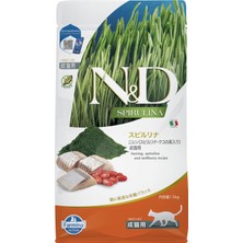 1001 Spirulina Herring Yetişkin Kedi Maması 1,5 kg