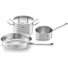 1001 Original Profi Collection Metal Kapak 4 Parça Tencere Seti