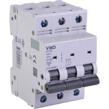 1001 6VTB-3C100 Otomatik Sigorta 6ka C Tipi 3 Kutup 100A
