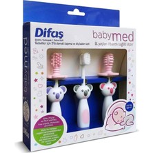1001 Baby Med Bebek Ağız Bakım Seti (Pembe)