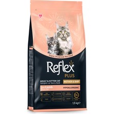 1001 Plus Anne&bebek Kuzulu ve Pirinçli Kedi Maması 1.5 kg