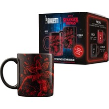 1001 Stranger Things Seramik Kupa, Isıya Duyarlı, Renk Değiştiren, Bulaşık Makinesinde Yıkanamaz,
