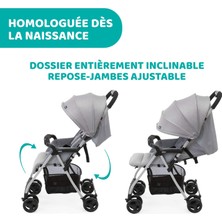 1001 Ohlala 3 Stroller Bebek Arabası (Grey Mist)