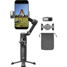 1001 Osmo Mobile 8 Gimbal | Ses ve Aydınlatma ile Aı Yerel Izleme, 360 ° Pan Döndürme, Dahili Uzatma