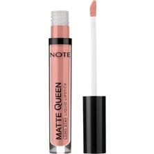 1001 Cosmetics Matte Queen Lipstick 01 Elegant Nude Kalıcı Likit Ruj, Nude