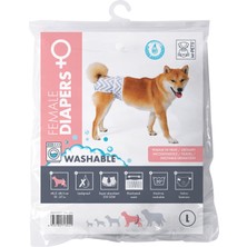 1001 Dişi Köpekler Için Yıkanabilir Külot (L)