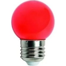 CATEKSSS 1 W Kırmızı Renkli LED Gece Lambası Ampulü