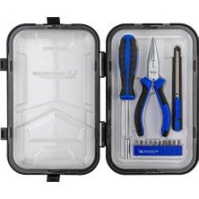1001 MC33320 13 Parça Cr-V Kargaburnu + Maket Bıçağı Bits Tornavida Seti