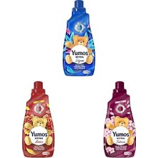 1001 Extra Çamaşır Yumuşatıcısı Lilyum 1440 ml ve Amber 1440 ml Vesakura 1440 ml
