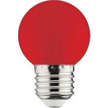 CATEKSSS Global 1W Kırmızı LED Gece Lambası Knl 380 Beyaz